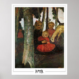 Paula Modersohn-Becker Zedign Art Poster #75