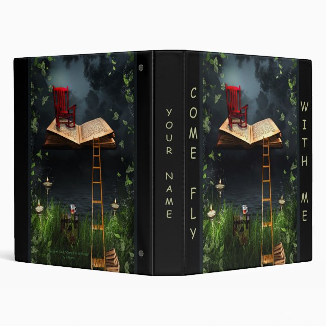 PaulaCreates Arrt "Come Fly With Me"   Binder (Background)