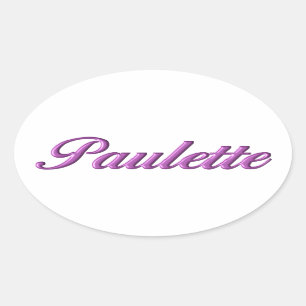 Paulette sticker name