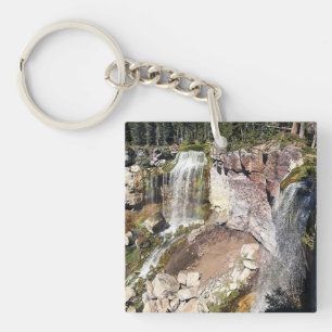 Paulina Creek Falls, Oregon Keychain