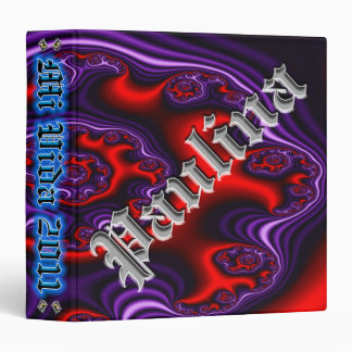 Paulina Custom Fractal 1-1/2" 3 Ring Binder