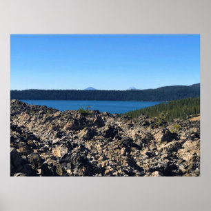 Paulina Lake, OR Poster