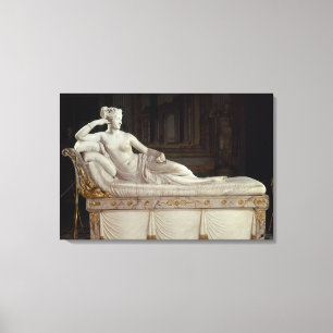Pauline Bonaparte as Venus Triumphant, c.1805-08 Canvas Print