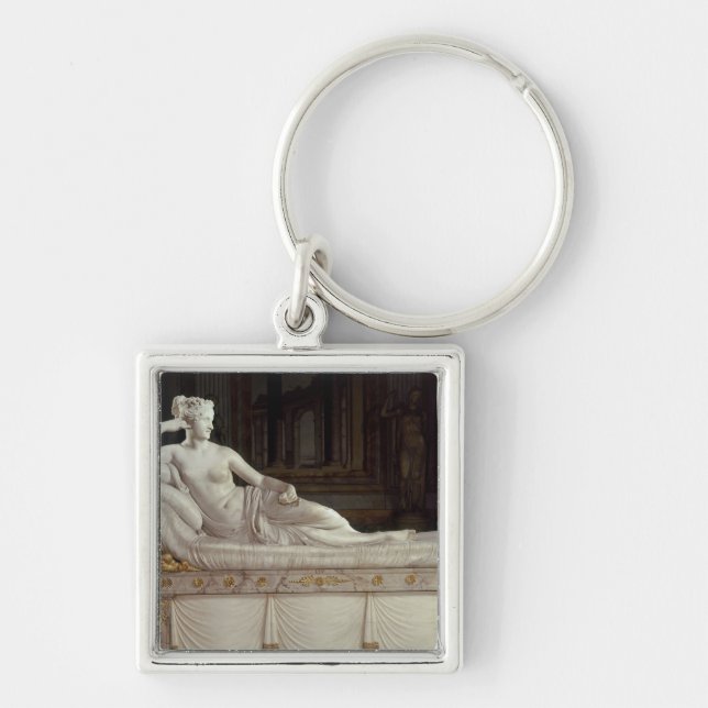 Pauline Bonaparte  as Venus Triumphant, c.1805-08 Keychain (Front)