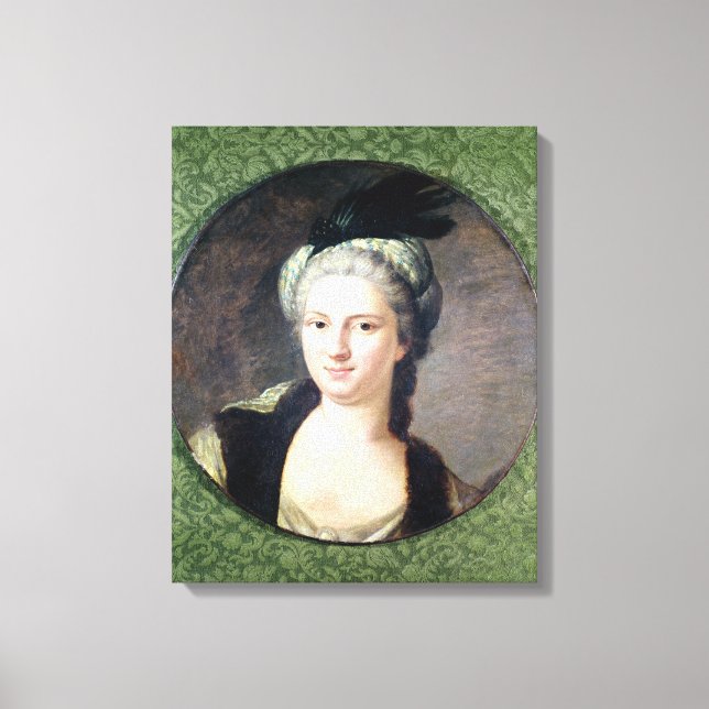 Pauline-Felicite de Nesle  Countess Canvas Print (Front)