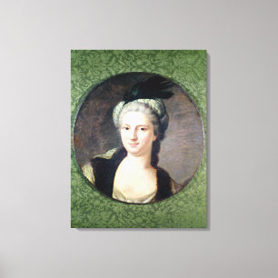Pauline-Felicite de Nesle Countess Canvas Print