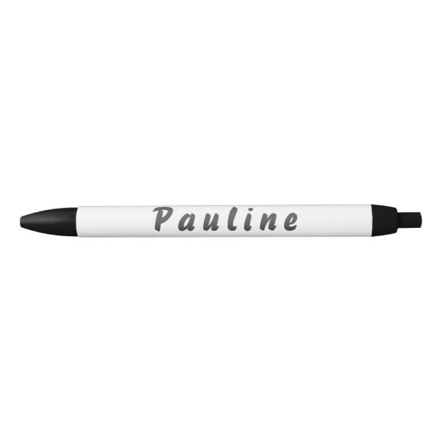 Pauline Kugelschreiber Black Ink Pen (Front)