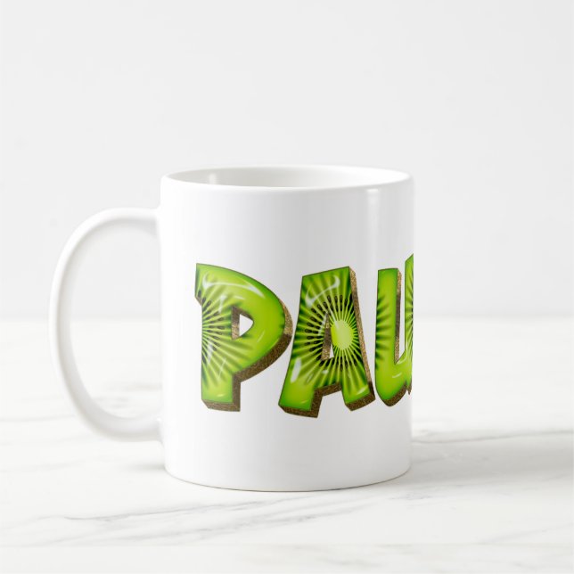 Pauline Name Kiwi Style Tasse Teetasse Coffee Mug (Left)