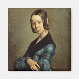 Pauline Ono in Blue, 1841-42 Magnet