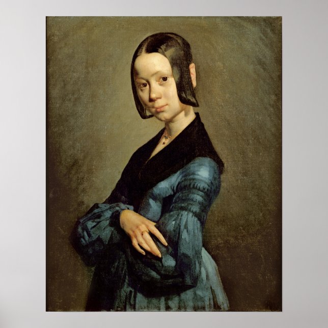 Pauline Ono in Blue, 1841-42 Poster (Front)