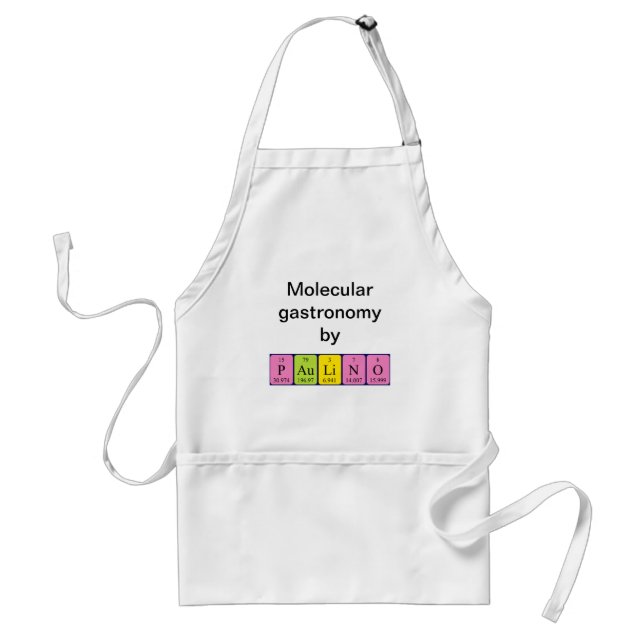 Paulino periodic table name apron (Front)