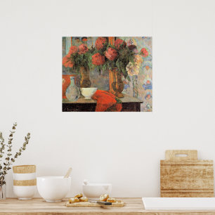 Paull Gauguin, Still Life with White Bowl, Poster