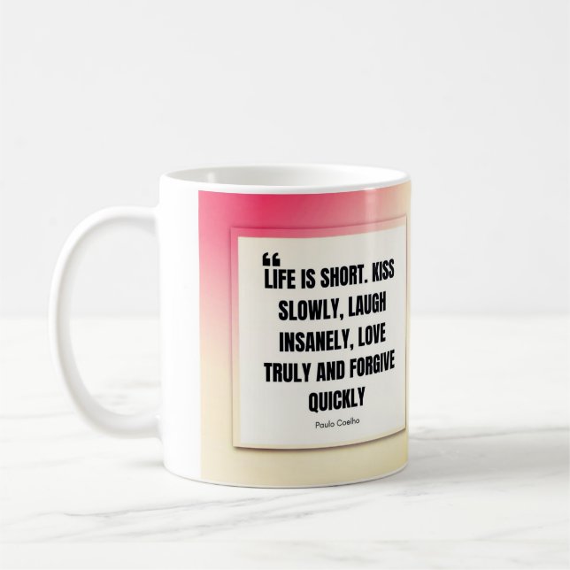 Paulo Coelho Coffee Mug (Left)