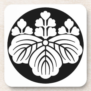 Paulownia with 5&3 blooms in rice cake coaster