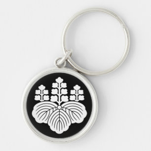 Paulownia with 5-7 blooms keychain