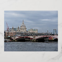 Pauls Cathedral London watercolor look