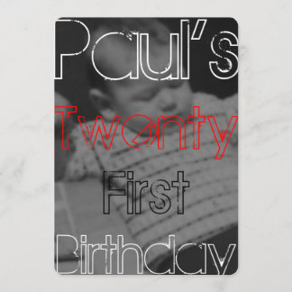 Paul's Twenty First Invitation