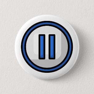 Pause Button & Pin: Adorable