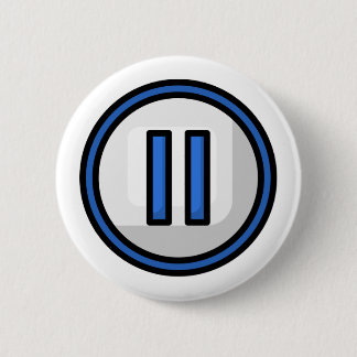 Pause Button & Pin: Adorable