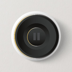 Pause Button & Pin: Cozy