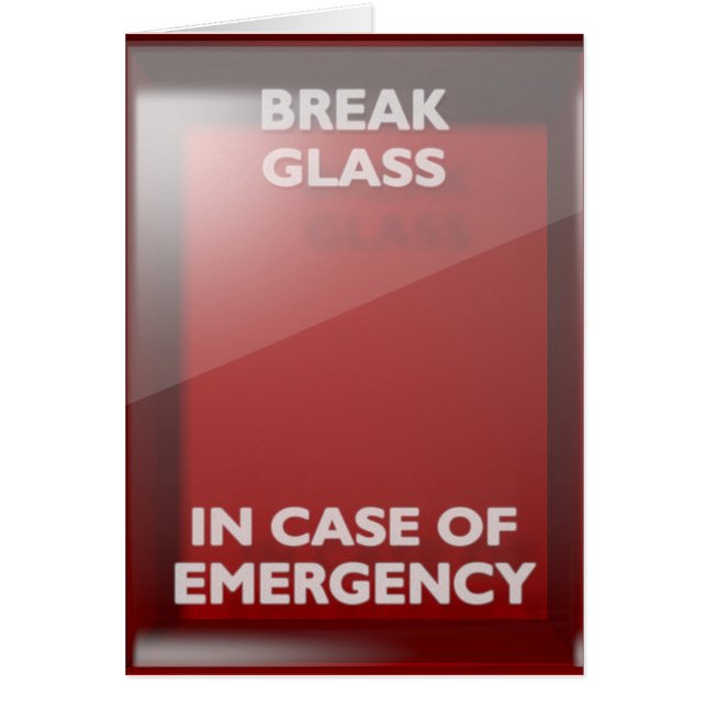 Pause En Coque De Boîte Rouge D'Urgence (Devant)