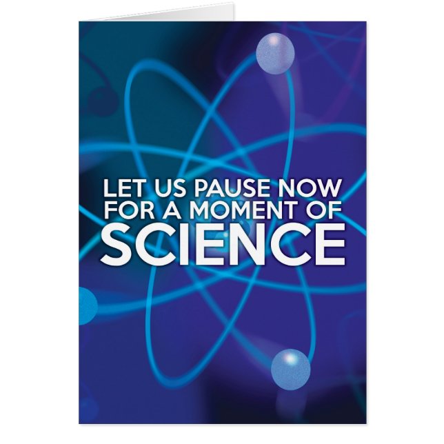 PAUSE-NOUS MAINTENANT POUR UN MOMENT DE SCIENCE (Devant)