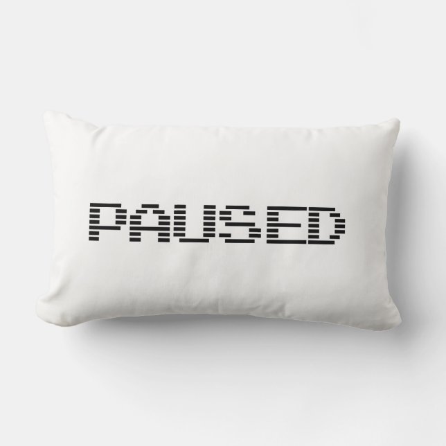 PAUSED LUMBAR PILLOW (Front)