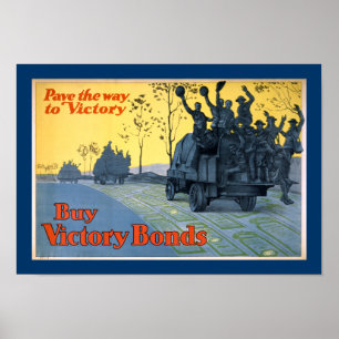 Pave The Way To Victory (border) Poster