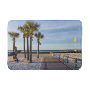 Paved Walkway To Pensacola Beach Bath Mat
