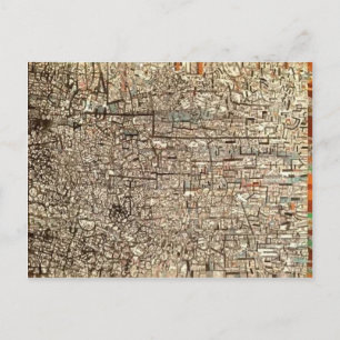 Pavel Filonov-Untitled (Non Objective Composition) Postcard