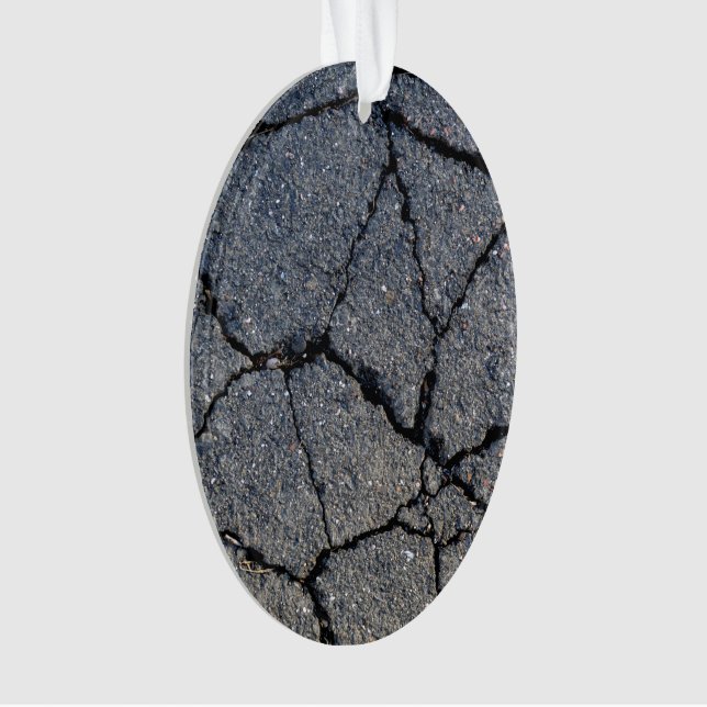 Pavement Cracks Ornament (Front)