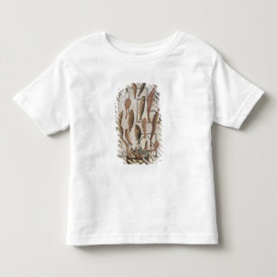Pavement depicting fish escaping from a basket toddler t-shirt