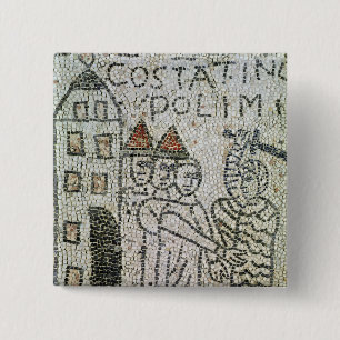 Pavement of St. John the Evangelist 2 Inch Square Button