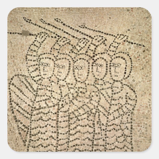 Pavement of St. John the Evangelist Square Sticker (Front)