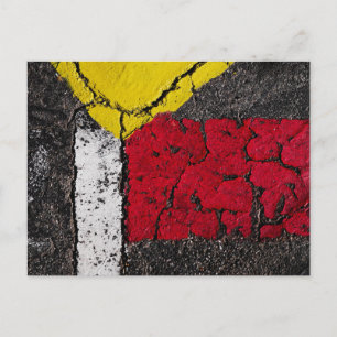 Pavement Paint Art - Cool Holiday Postcard
