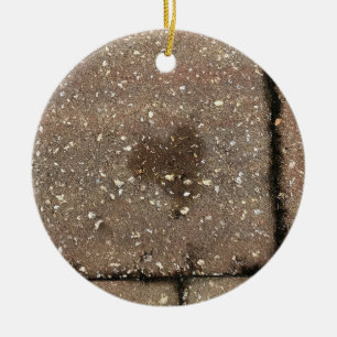 Paver Heart Ceramic Ornament