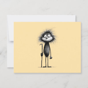Pavian baboon postcard