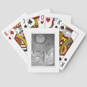 Pavilion of the Eight Paradises, in Isfahan, from Playing Cards