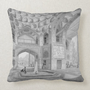 Pavilion of the Eight Paradises, in Isfahan, from Throw Pillow