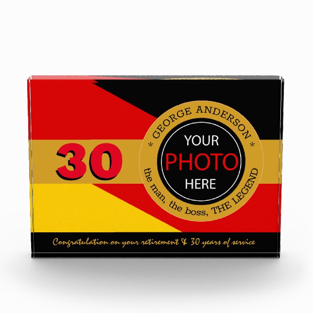 Pavillon allemand - Bloc photo & Allemagne / badge (Devant)