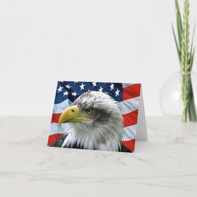 Pavillon américain Bald Eagle Patriotique (Devant)
