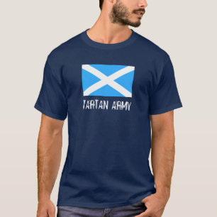 Pavillon bleu ciel d'Écosse T-shirt de l'armée de