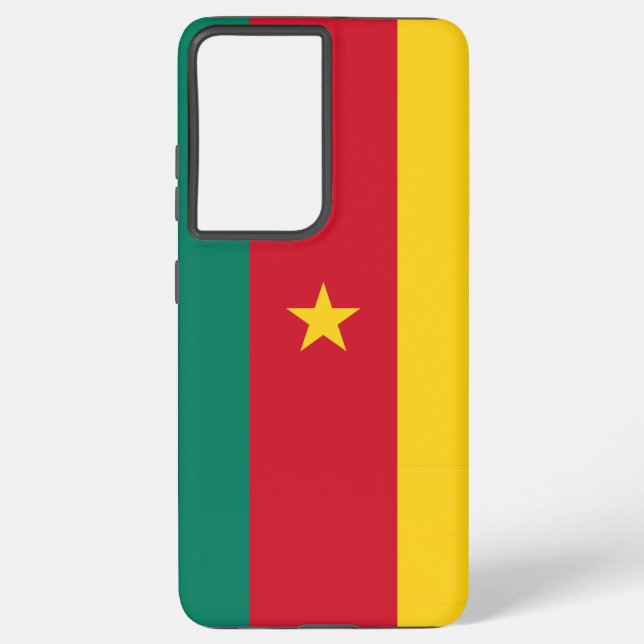 Pavillon Coque Samsung Galaxy S21 Plus du Cameroun (Verso)