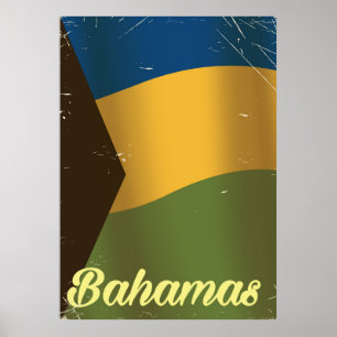 pavillon national des Bahamas affiche de voyage vi
