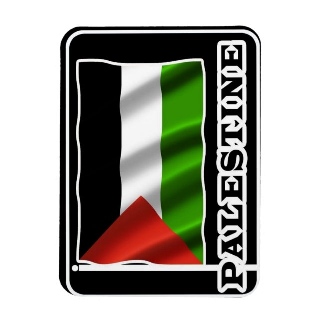 Pavillon Palestine Magnet de frigo souvenir (Vertical)