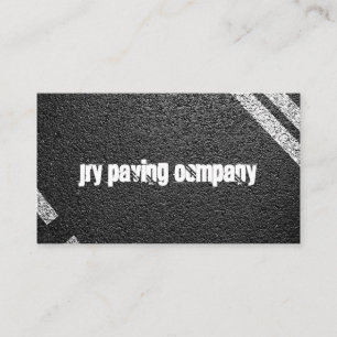 Paving Company Business Card