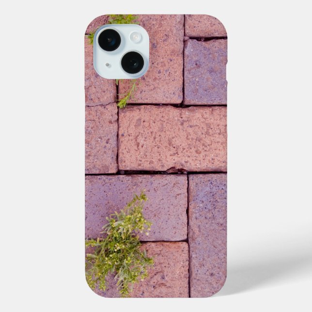 Paving Stones and Weeds In The Walkway Photograph Case-Mate iPhone Case (Back)