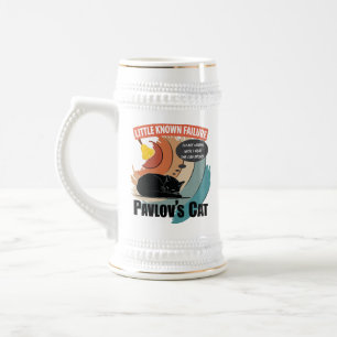 Pavlov's Cat - Funny Psychology Beer Stein