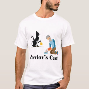 Pavlov's Cat Funny Psychology T-Shirt
