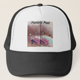 Pavlov's Pool Funny Cartoon Trucker Hat